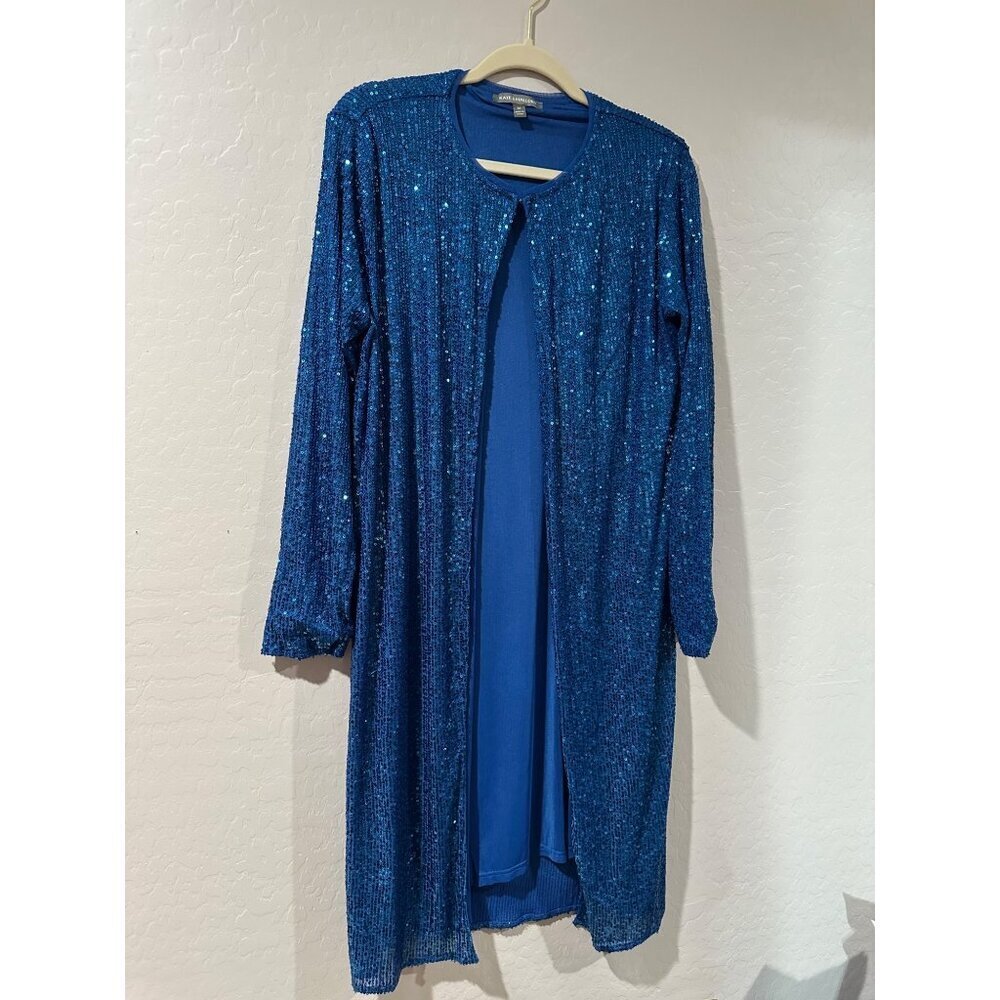 Kate & Mallory Women's Open front Sequin Cardigan Size M NWOT